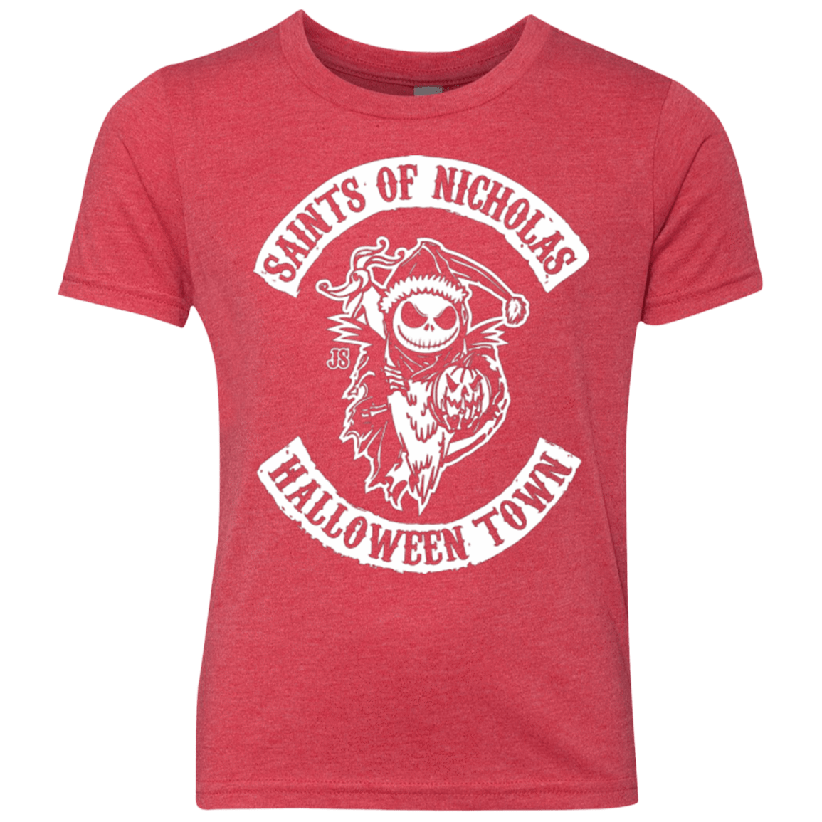 T-Shirts Vintage Red / YXS Saints of Nicholas Youth Triblend T-Shirt