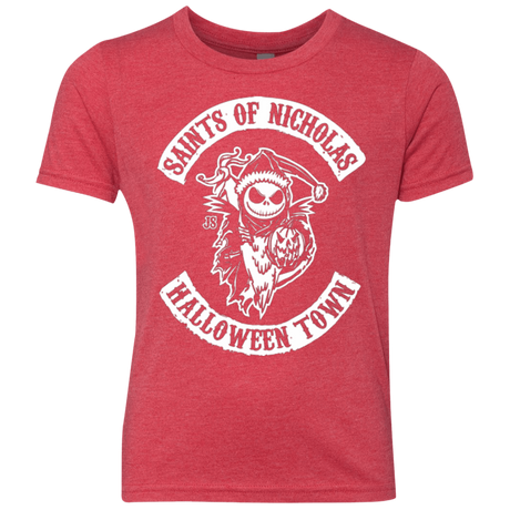 T-Shirts Vintage Red / YXS Saints of Nicholas Youth Triblend T-Shirt