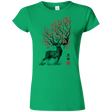 T-Shirts Irish Green / S Sakura Deer Junior Slimmer-Fit T-Shirt