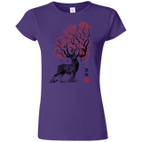 T-Shirts Purple / S Sakura Deer Junior Slimmer-Fit T-Shirt