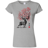 T-Shirts Sport Grey / S Sakura Deer Junior Slimmer-Fit T-Shirt