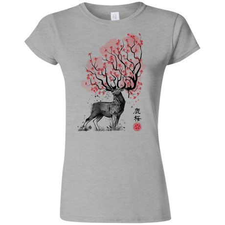 T-Shirts Sport Grey / S Sakura Deer Junior Slimmer-Fit T-Shirt