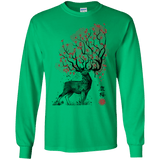 Sakura Deer Men's Long Sleeve T-Shirt