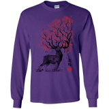 Sakura Deer Men's Long Sleeve T-Shirt