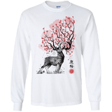 Sakura Deer Men's Long Sleeve T-Shirt