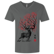 T-Shirts Heavy Metal / X-Small Sakura Deer Men's Premium V-Neck
