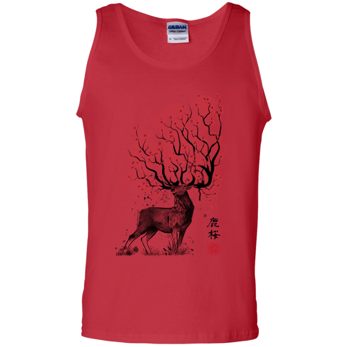 Sakura Deer Men's Tank Top