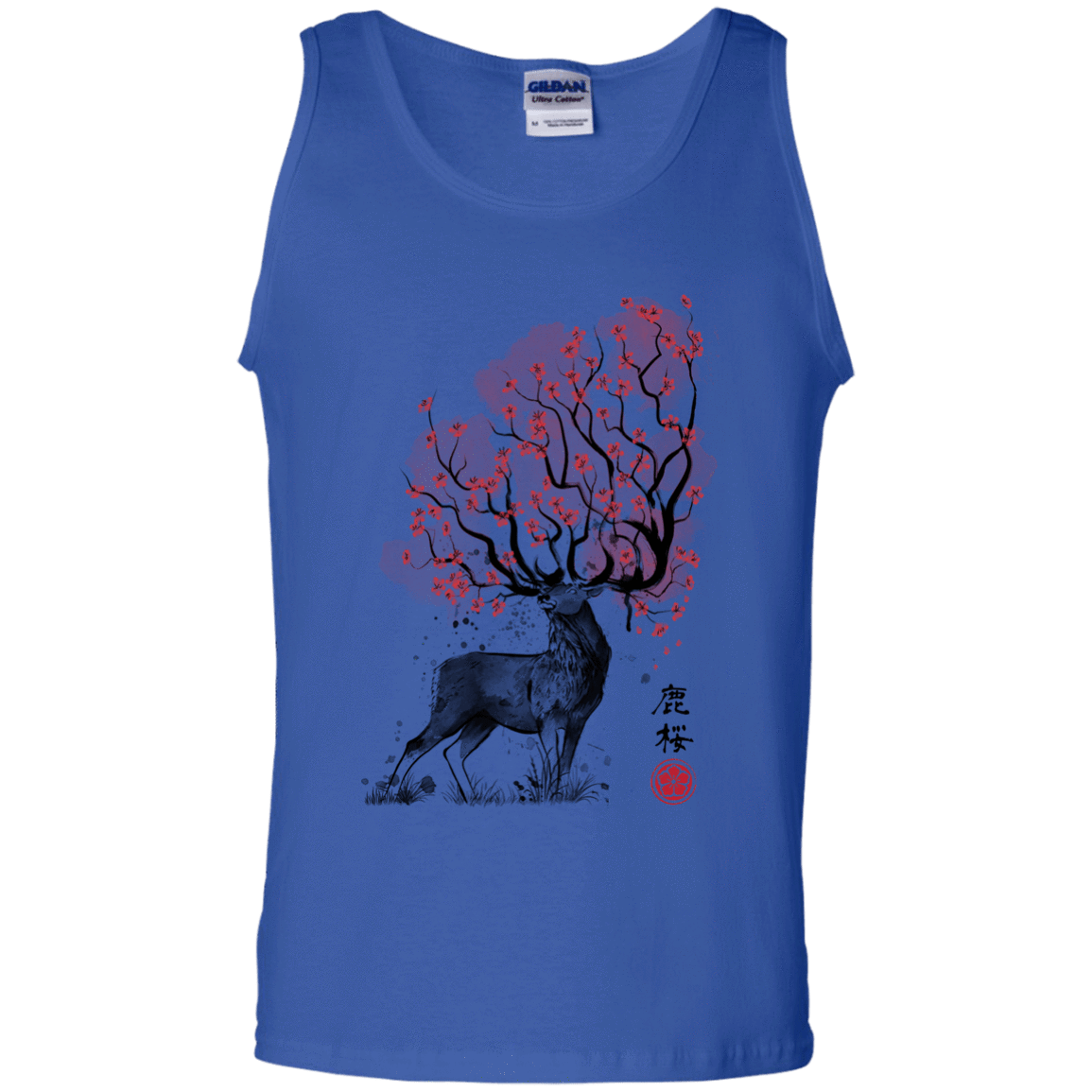 Sakura Deer Men's Tank Top