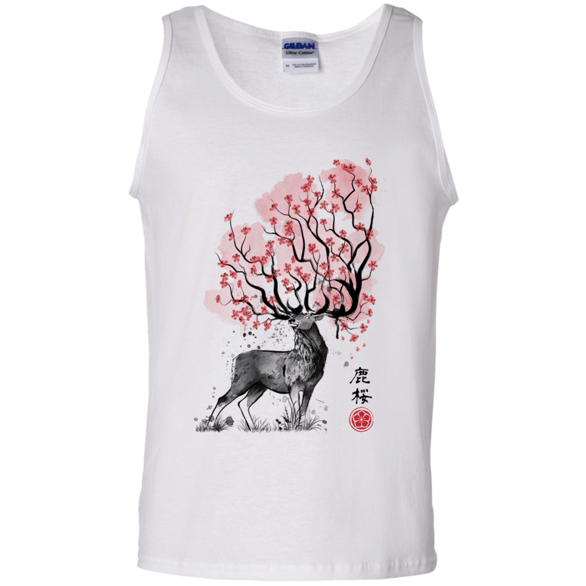 Sakura Deer Men's Tank Top