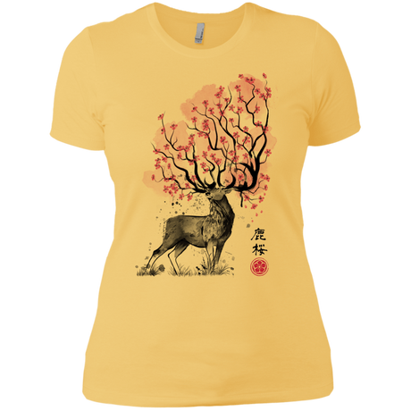 T-Shirts Banana Cream/ / X-Small Sakura Deer Women's Premium T-Shirt