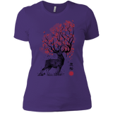 T-Shirts Purple Rush/ / X-Small Sakura Deer Women's Premium T-Shirt
