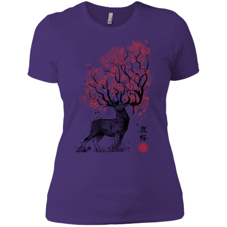 T-Shirts Purple Rush/ / X-Small Sakura Deer Women's Premium T-Shirt