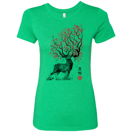 T-Shirts Envy / S Sakura Deer Women's Triblend T-Shirt