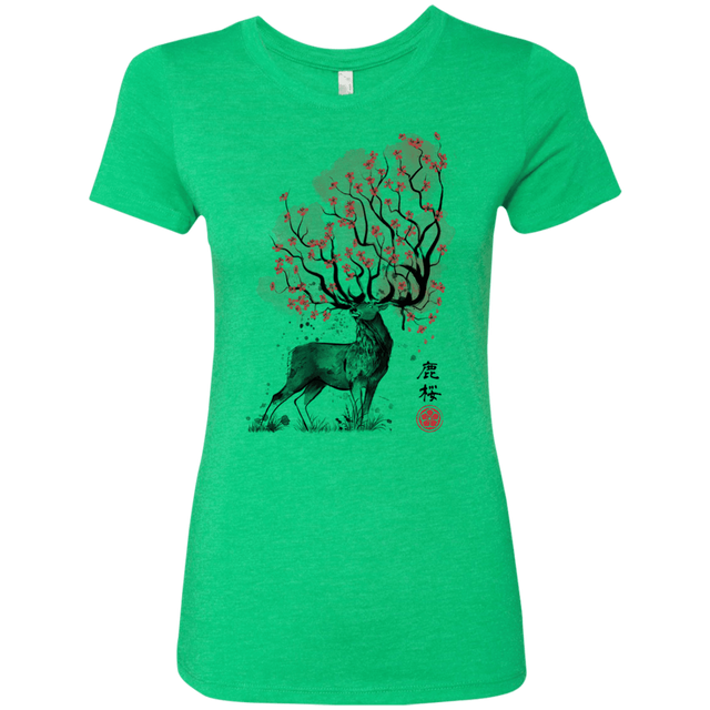 T-Shirts Envy / S Sakura Deer Women's Triblend T-Shirt