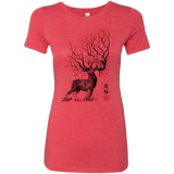 T-Shirts Vintage Red / S Sakura Deer Women's Triblend T-Shirt