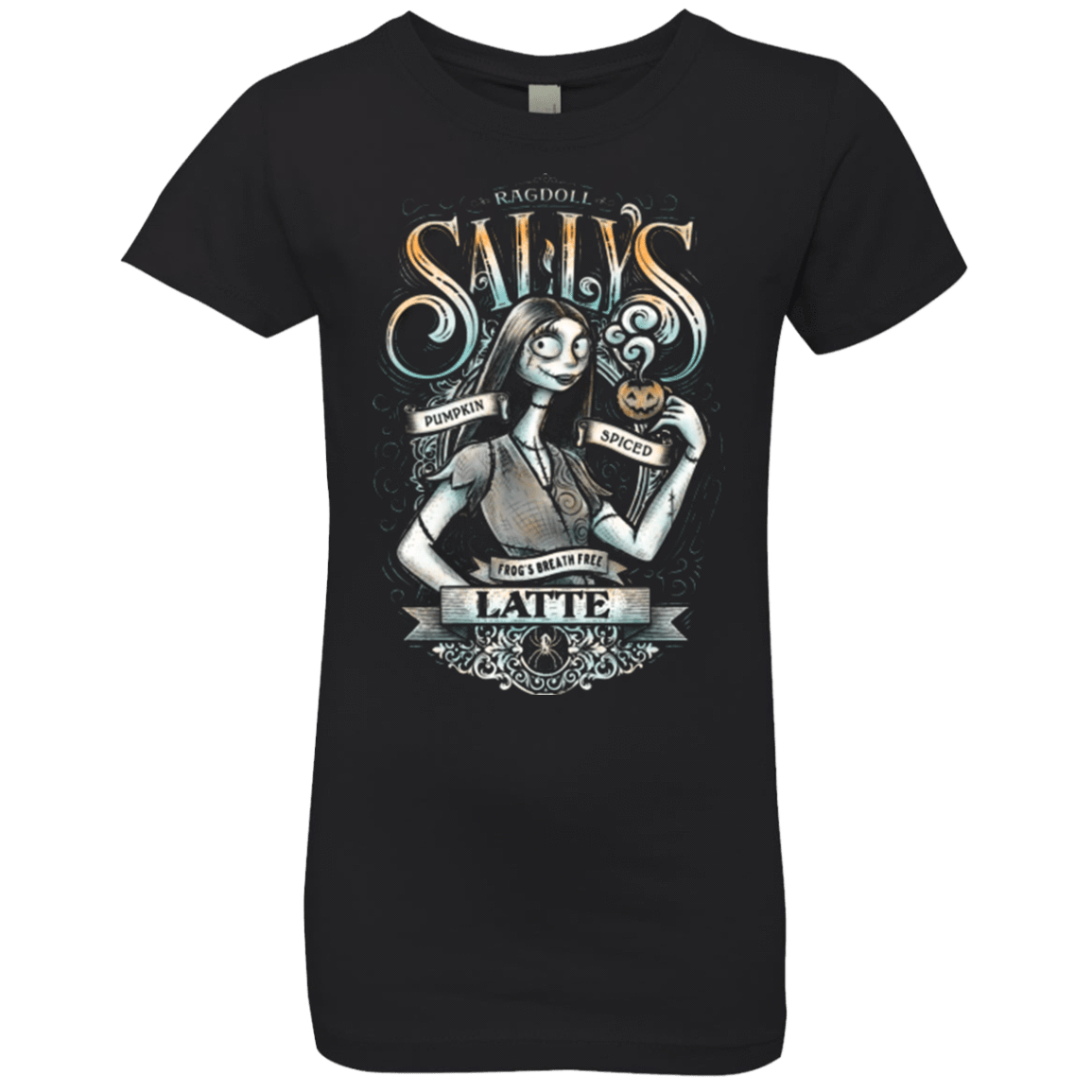 T-Shirts Black / YXS SALLYS LATTE Girls Premium T-Shirt