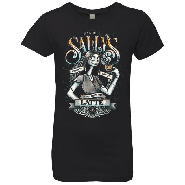 T-Shirts Black / YXS SALLYS LATTE Girls Premium T-Shirt