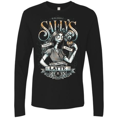 T-Shirts Black / Small SALLYS LATTE Men's Premium Long Sleeve