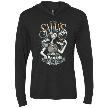 T-Shirts Vintage Black / X-Small SALLYS LATTE Triblend Long Sleeve Hoodie Tee