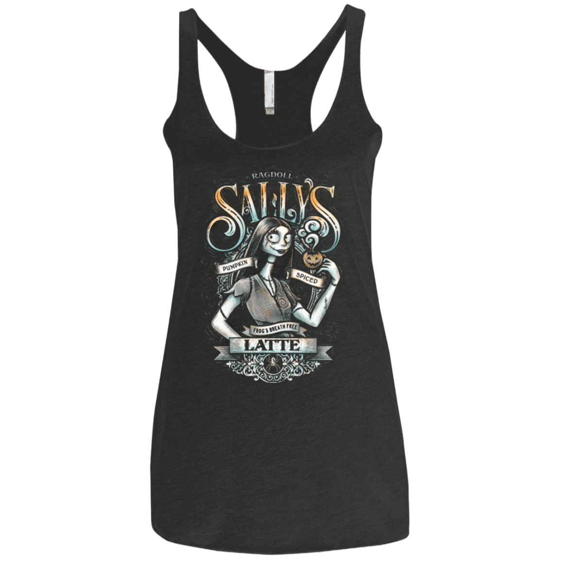 T-Shirts Vintage Black / X-Small SALLYS LATTE Women's Triblend Racerback Tank