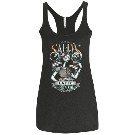 T-Shirts Vintage Black / X-Small SALLYS LATTE Women's Triblend Racerback Tank