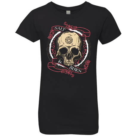 T-Shirts Black / YXS Salt and Burn Girls Premium T-Shirt