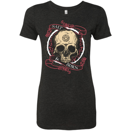 T-Shirts Vintage Black / Small Salt and Burn Women's Triblend T-Shirt