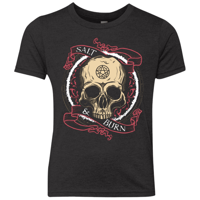 T-Shirts Vintage Black / YXS Salt and Burn Youth Triblend T-Shirt