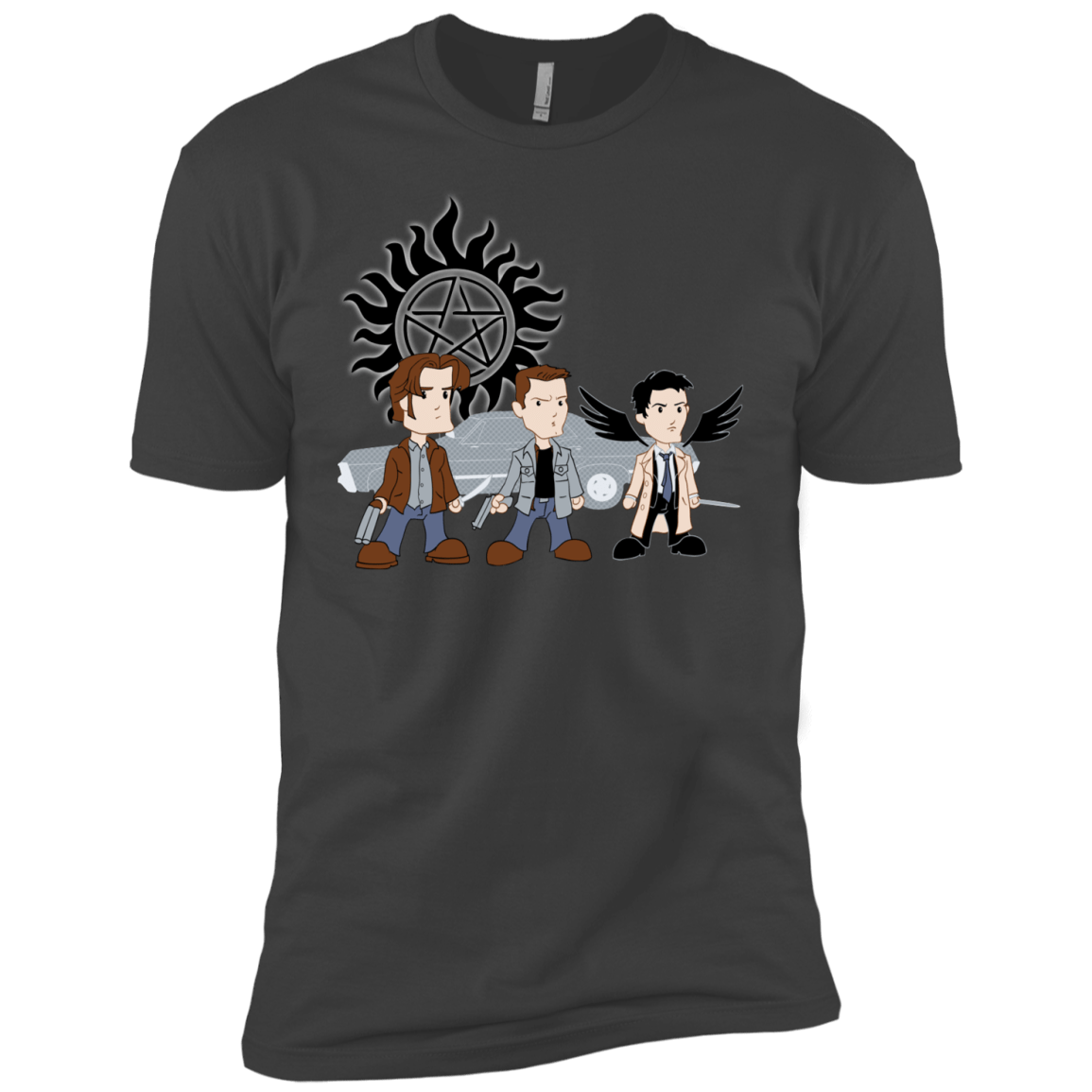 T-Shirts Heavy Metal / YXS Sam, Dean and Cas Boys Premium T-Shirt