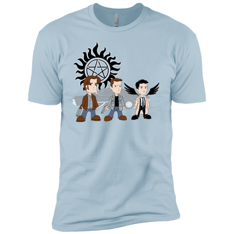 T-Shirts Light Blue / YXS Sam, Dean and Cas Boys Premium T-Shirt