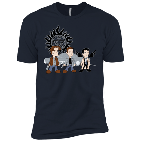 T-Shirts Midnight Navy / YXS Sam, Dean and Cas Boys Premium T-Shirt