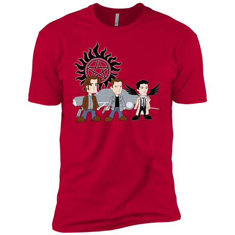 T-Shirts Red / YXS Sam, Dean and Cas Boys Premium T-Shirt