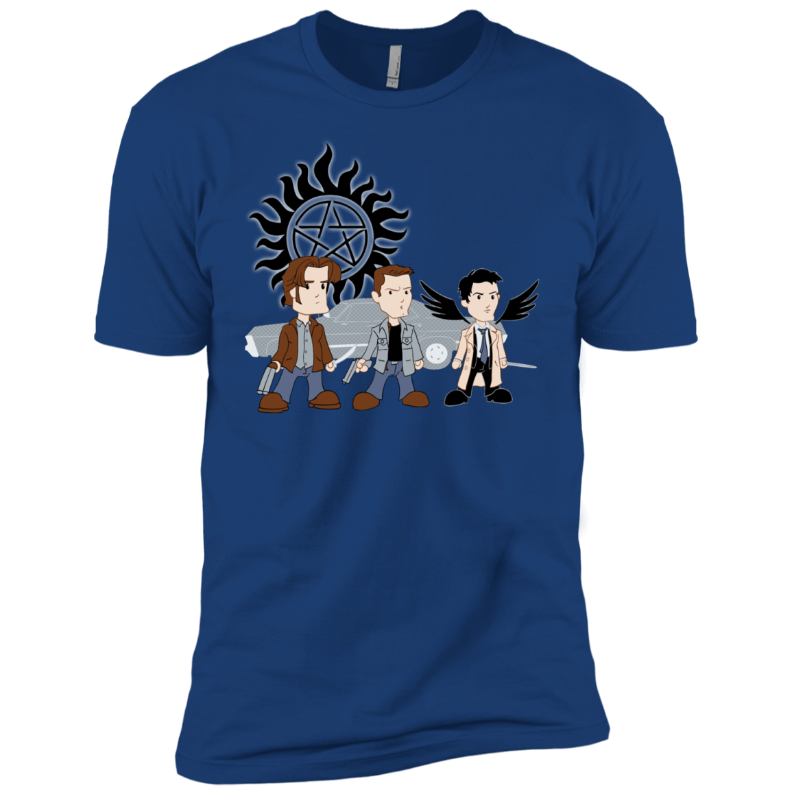 T-Shirts Royal / YXS Sam, Dean and Cas Boys Premium T-Shirt