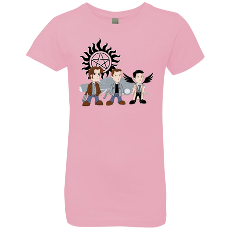 T-Shirts Light Pink / YXS Sam, Dean and Cas Girls Premium T-Shirt