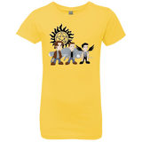 T-Shirts Vibrant Yellow / YXS Sam, Dean and Cas Girls Premium T-Shirt