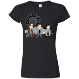 T-Shirts Black / S Sam, Dean and Cas Junior Slimmer-Fit T-Shirt