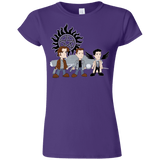 T-Shirts Purple / S Sam, Dean and Cas Junior Slimmer-Fit T-Shirt