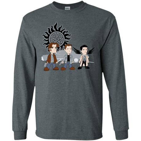 T-Shirts Dark Heather / S Sam, Dean and Cas Men's Long Sleeve T-Shirt