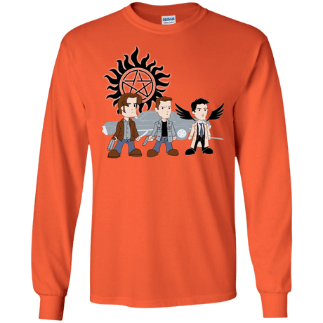 T-Shirts Orange / S Sam, Dean and Cas Men's Long Sleeve T-Shirt