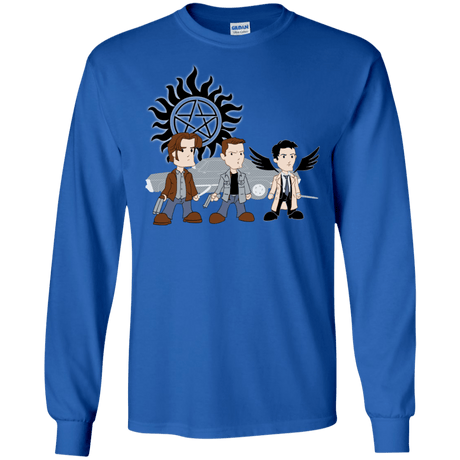 T-Shirts Royal / S Sam, Dean and Cas Men's Long Sleeve T-Shirt