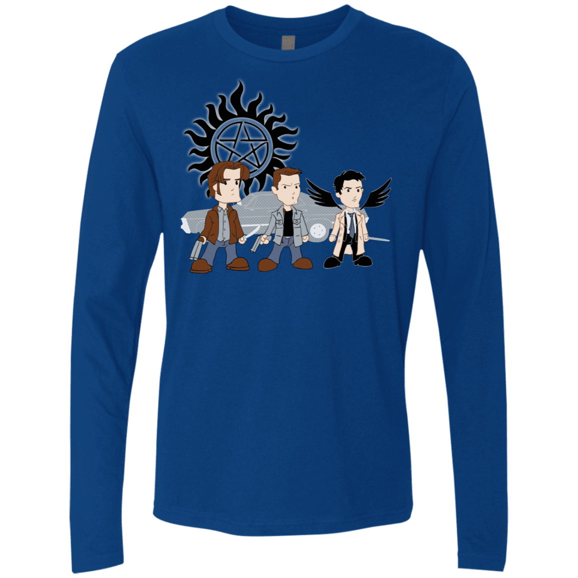 T-Shirts Royal / S Sam, Dean and Cas Men's Premium Long Sleeve