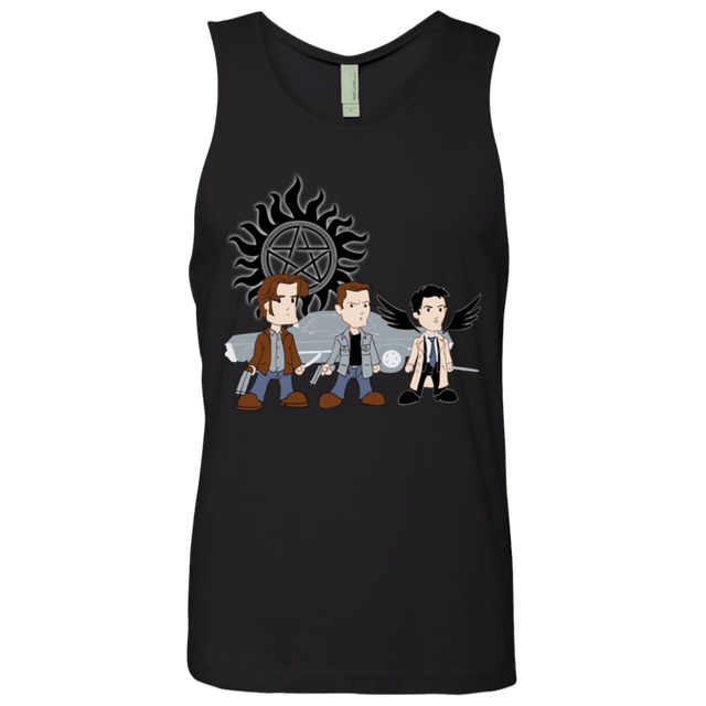 T-Shirts Black / S Sam, Dean and Cas Men's Premium Tank Top