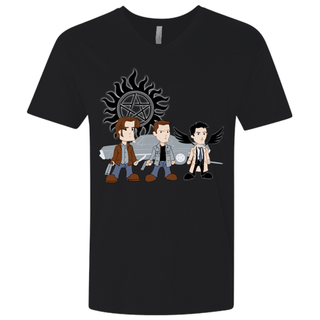 T-Shirts Black / X-Small Sam, Dean and Cas Men's Premium V-Neck
