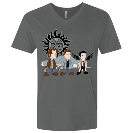 T-Shirts Heavy Metal / X-Small Sam, Dean and Cas Men's Premium V-Neck