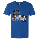 T-Shirts Royal / X-Small Sam, Dean and Cas Men's Premium V-Neck