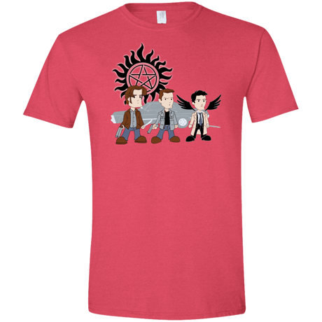 T-Shirts Heather Red / S Sam, Dean and Cas Men's Semi-Fitted Softstyle