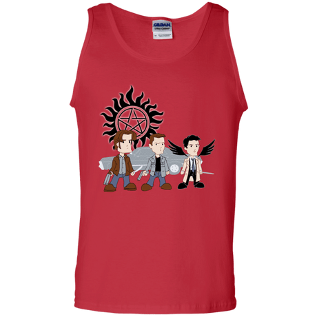 T-Shirts Red / S Sam, Dean and Cas Men's Tank Top