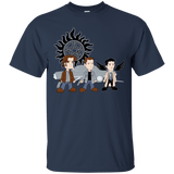 T-Shirts Navy / S Sam, Dean and Cas T-Shirt