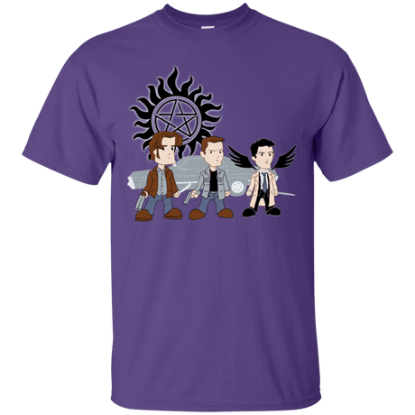 T-Shirts Purple / S Sam, Dean and Cas T-Shirt