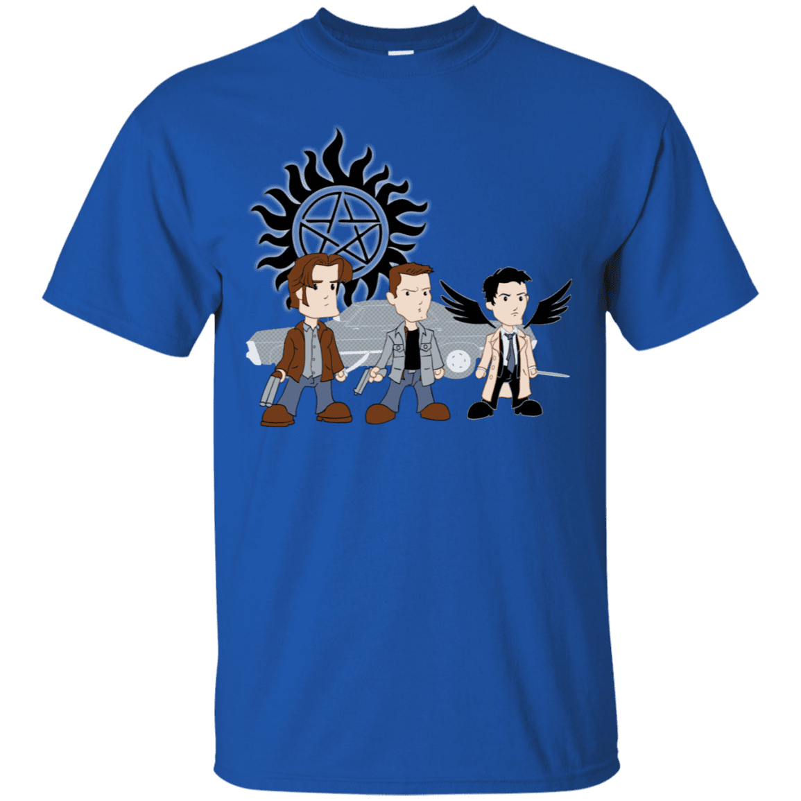 T-Shirts Royal / S Sam, Dean and Cas T-Shirt